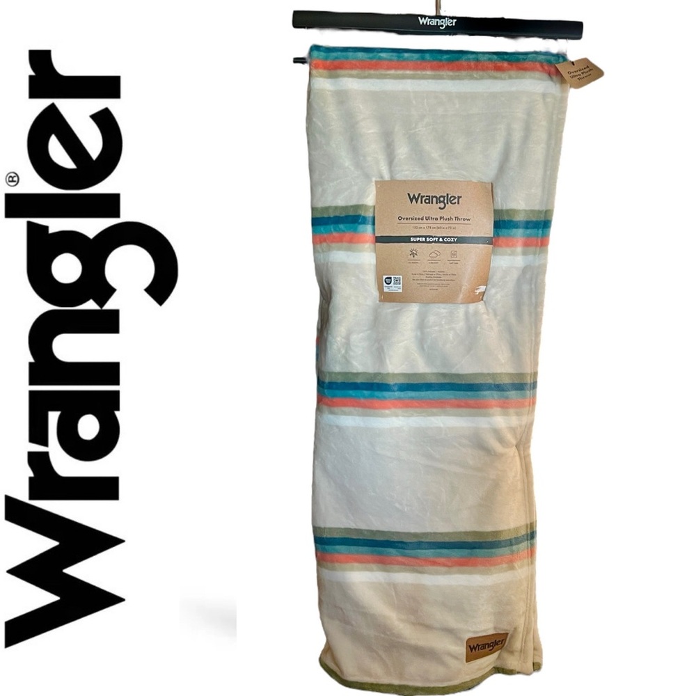 NWT WRANGLER OVERSIZED ULTRA PLUSH THROW